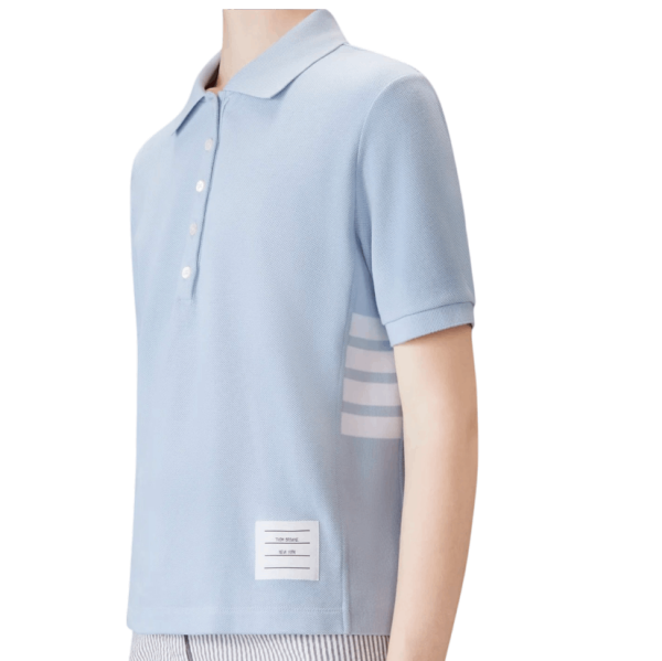 CLASSIC PIQUE 4-BAR POLO - BLUE 