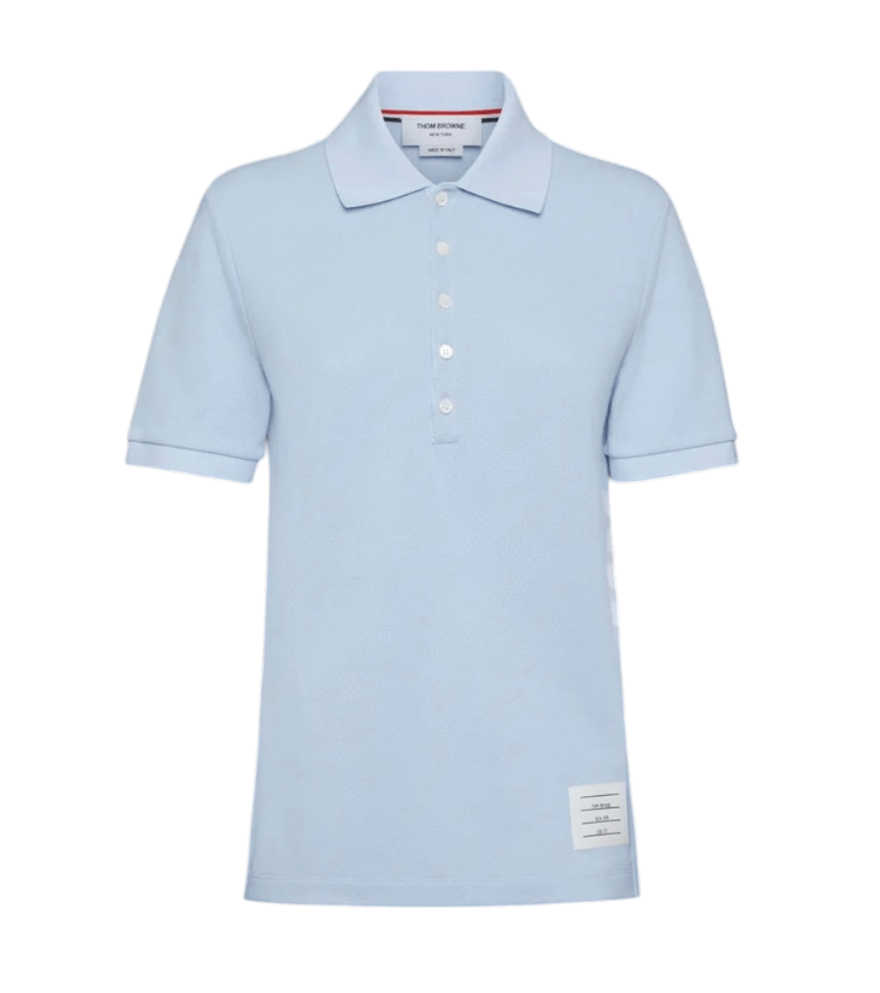 CLASSIC PIQUE 4-BAR POLO - BLUE 