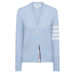 Classic Cashmere 4-Bar V-Neck Cardigan