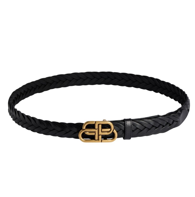 Bb Thin Belt in Black