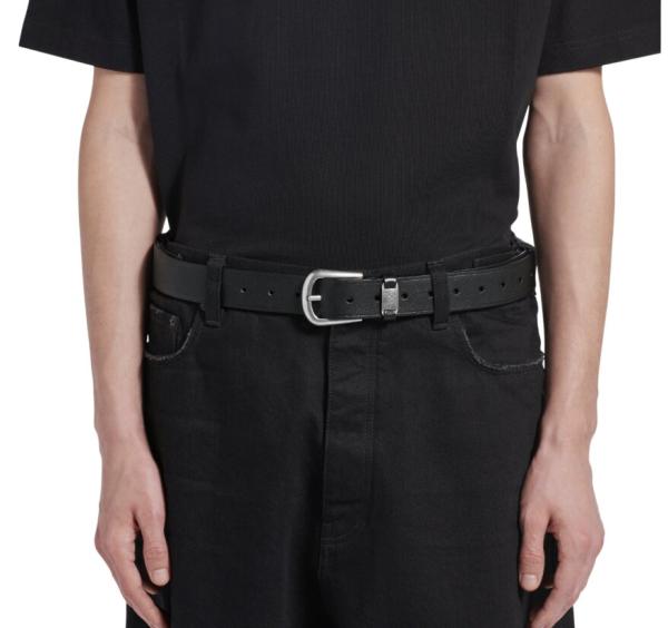 Suit Belt in Black 