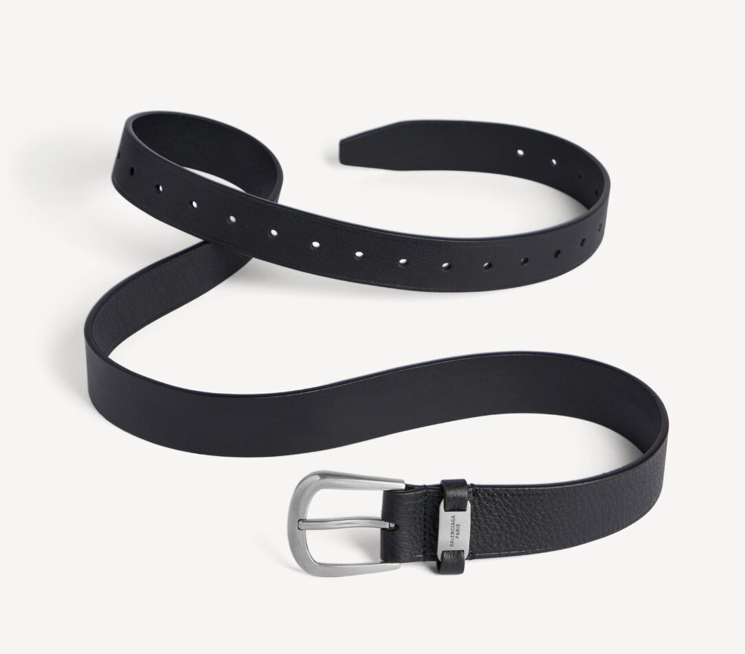 Suit Belt in Black 