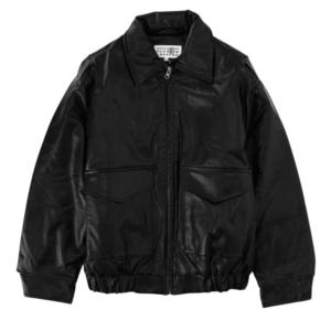 MM6 Maison Margiela logo-print Biker Jacket 