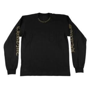 Chrome Hearts Neck Logo Pocket Crew Longsleeve T-Shirt Black Army Green