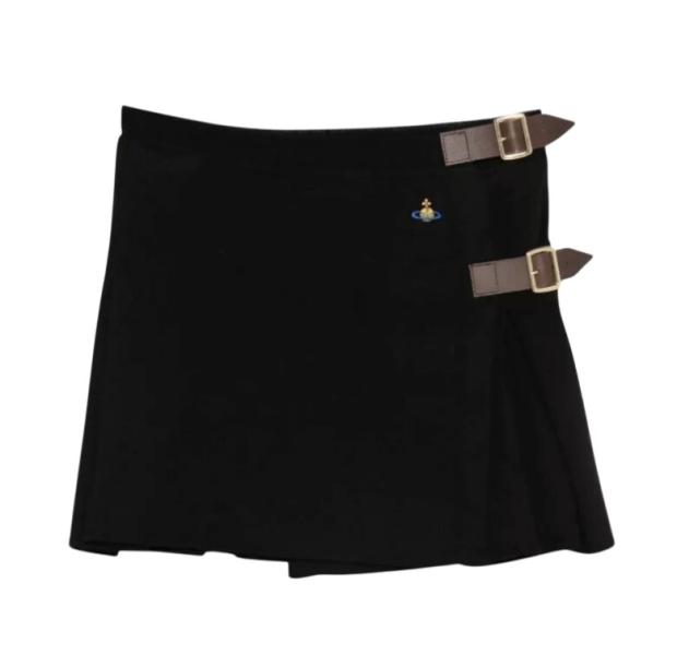 Vivienne Westwood Cashmere pleated mini skirt