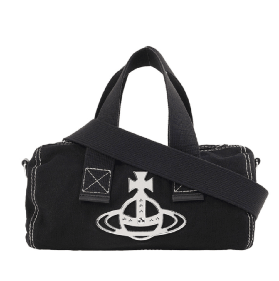Vivienne Westwood Paul Cylinder Crossbody Bag Black