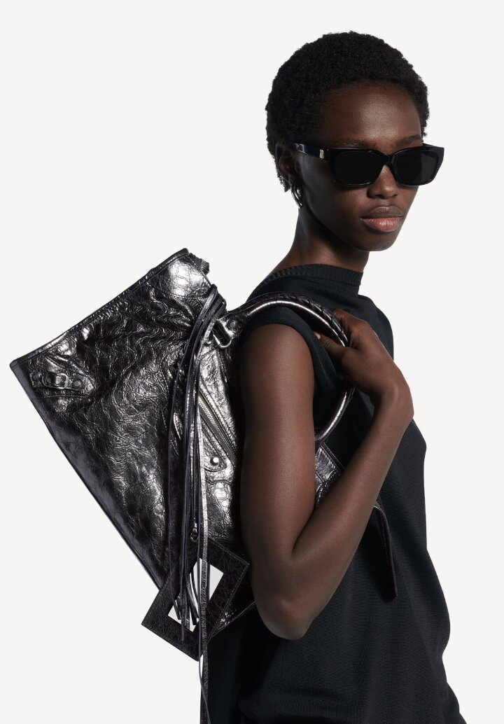  Le City Bag Medium in Steel Grey