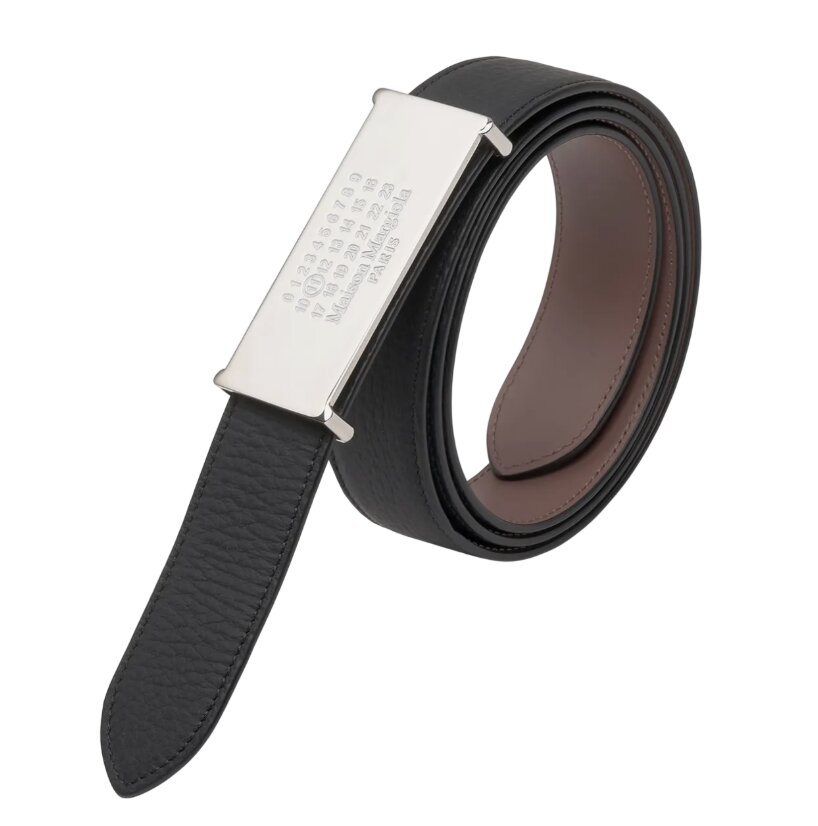 Maison Margiela Leather Belt Black 