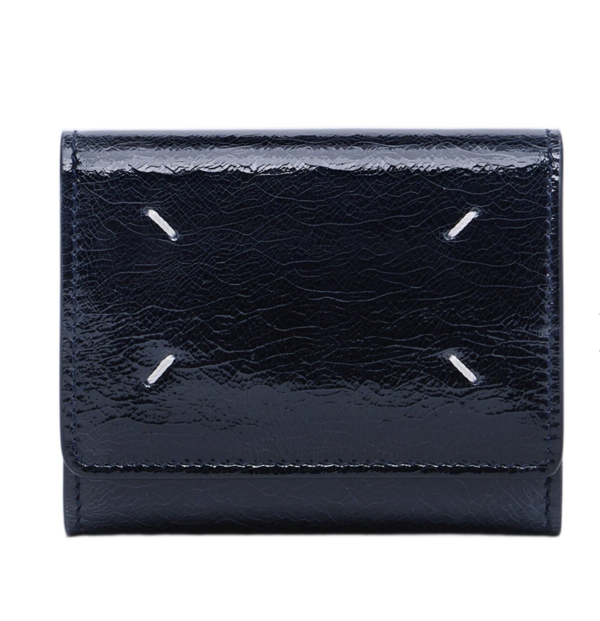 Maison Margiela Four Stitches Wallet Navy Blue