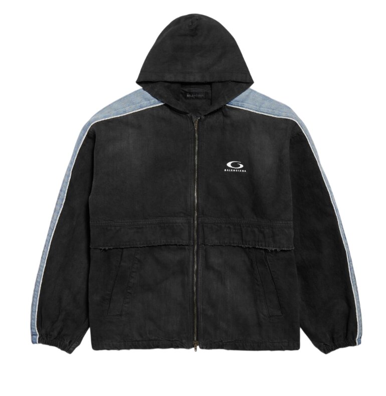 Piping Detail Jacket in Black
