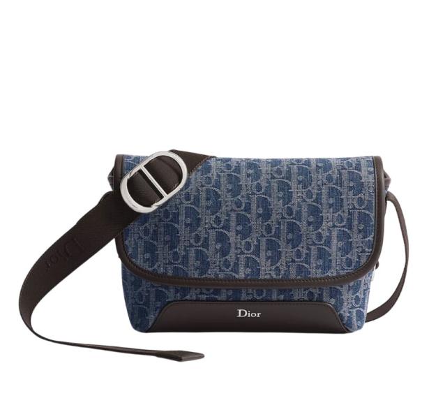 Mini Dior Jett Messenger Bag with Flap