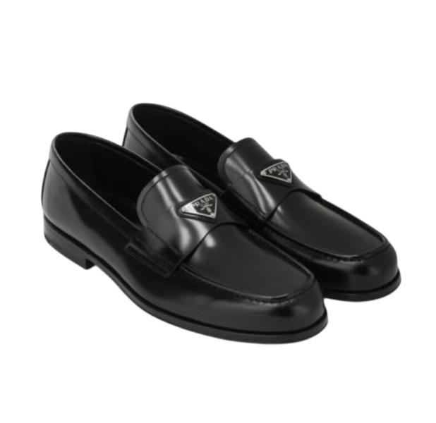 Prada Brushed Leather Loafers Black 2DB209X000055