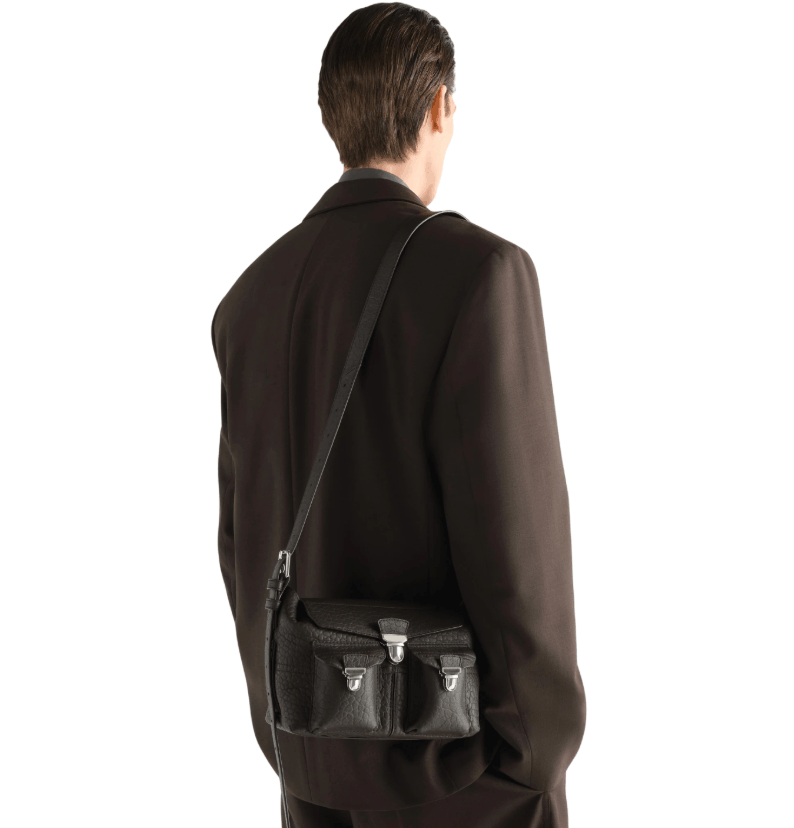 MINI SOFT GEAR BAG IN BUBBLE LAMBSKIN Pepe