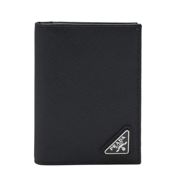 Prada Saffiano Card Holder Black