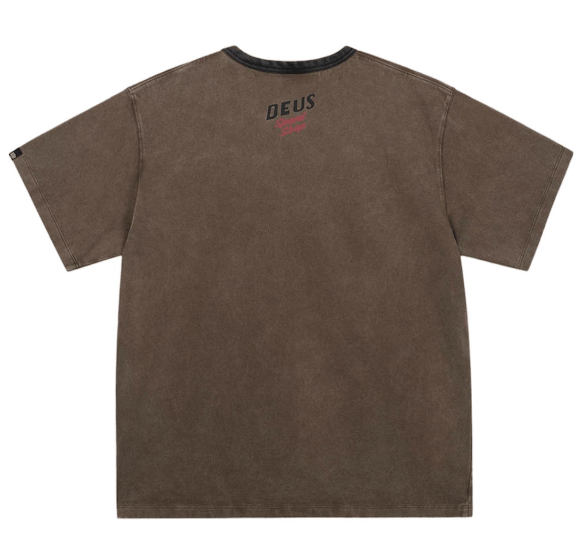 Deus Ex Machina Dogleg T-Shirt Brown