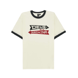 Deus Ex Machina Arrows Ringer T-Shirt Ivory