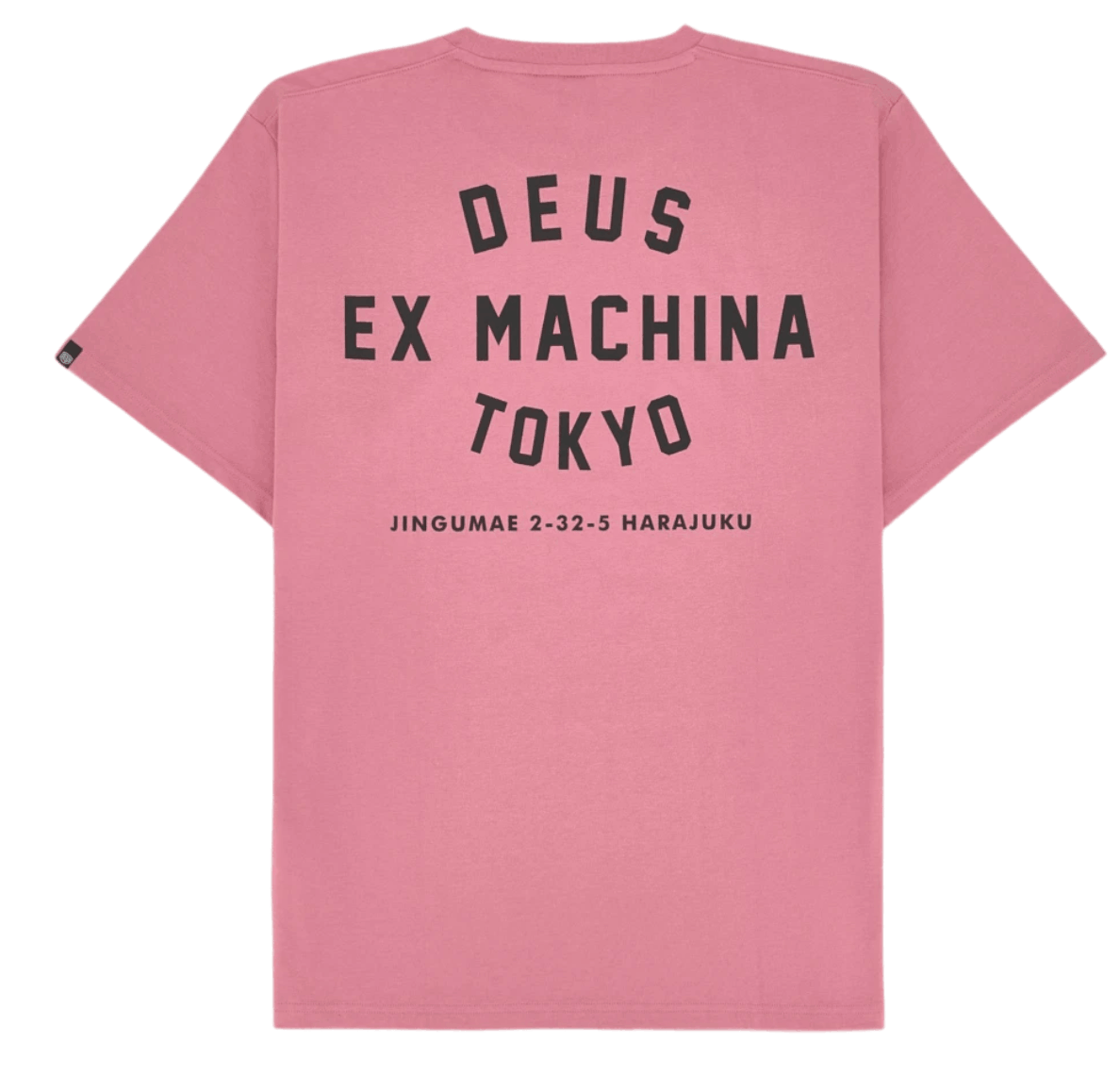 Deus Ex Machina Tokyo College Address T-Shirt Pink