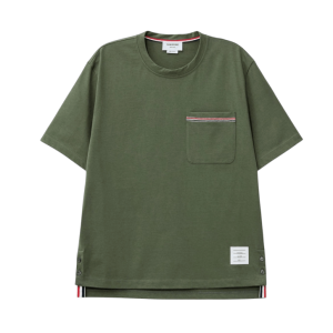 Thom Browne Short Sleeve T-Shirt Green