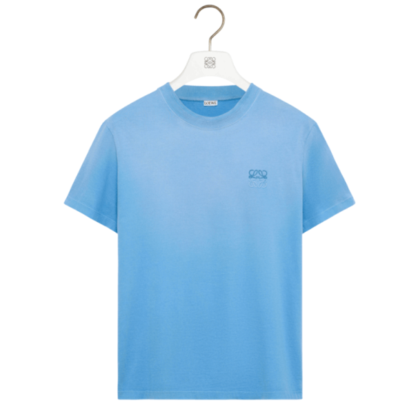 Regular fit T-shirt in cotton Blue