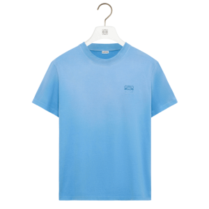 Regular fit T-shirt in cotton Blue