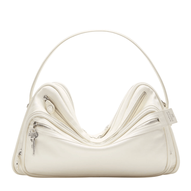 Camero Camera Shoulder Bag Cream white