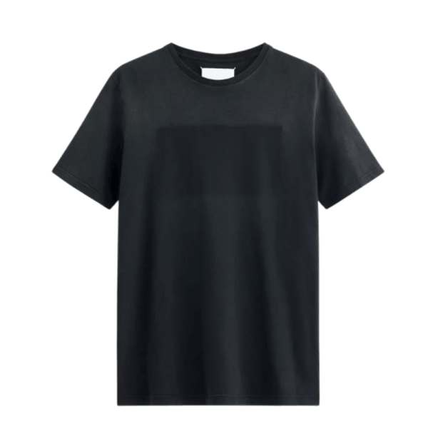 Black Tonal Patch Cotton Jersey T-Shirt