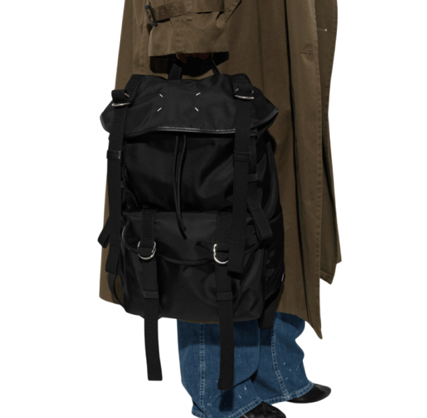 Margiela High Tech Medium Backpack in Black