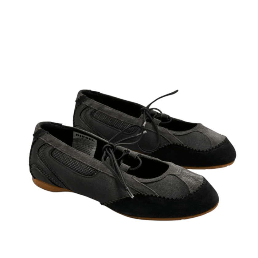 D-Mile lace-up ballerinas