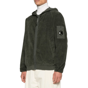  350 Corduroy Hooded Lens Padded Sweatshirt 