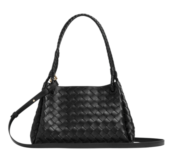 Black Handbag `Medium Parachute` Bottega Veneta 