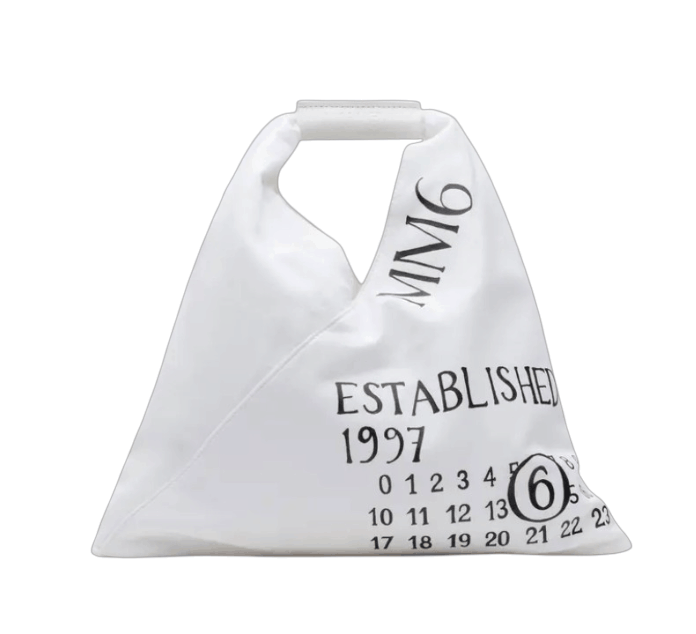 MM6 Maison Margiela White Tote Bag