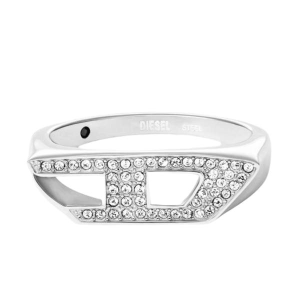 Diesel Dx1629040 Stainless Steel Ring Silver