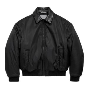 Men's Cocoon Bomber in Black