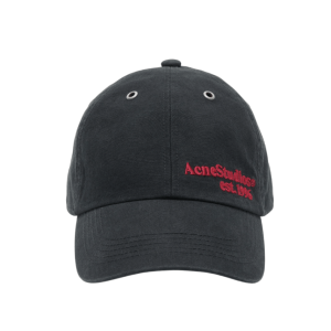 Waxed logo cap Evening blue