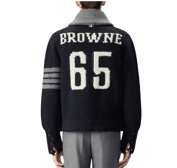 Browne 65 Intarsia Cardigan Jacket 