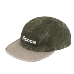 Supreme 2-Tone Moleskin Camp Cap Dark Olive 