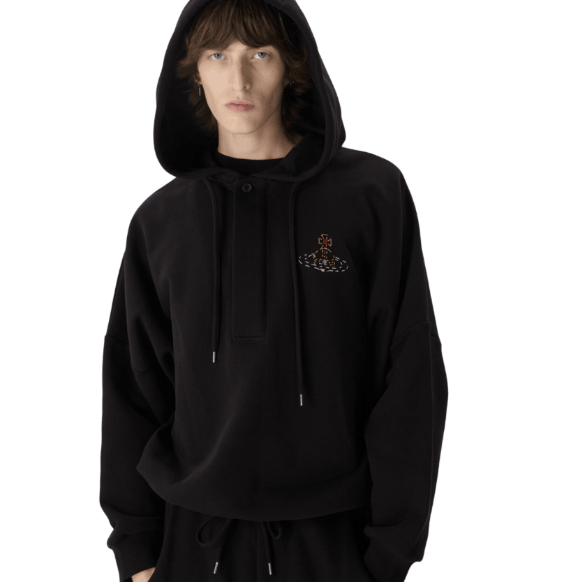 Batwing Orb Logo Hooded Sweatshir 
