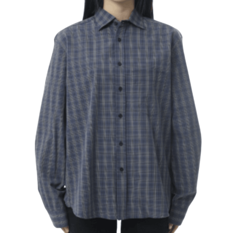 RUBEN SHIRT DARK BLUE CHECKS
