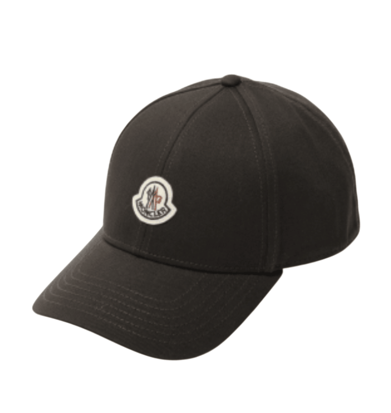 Moncler Logo Baseball Cap Brown 