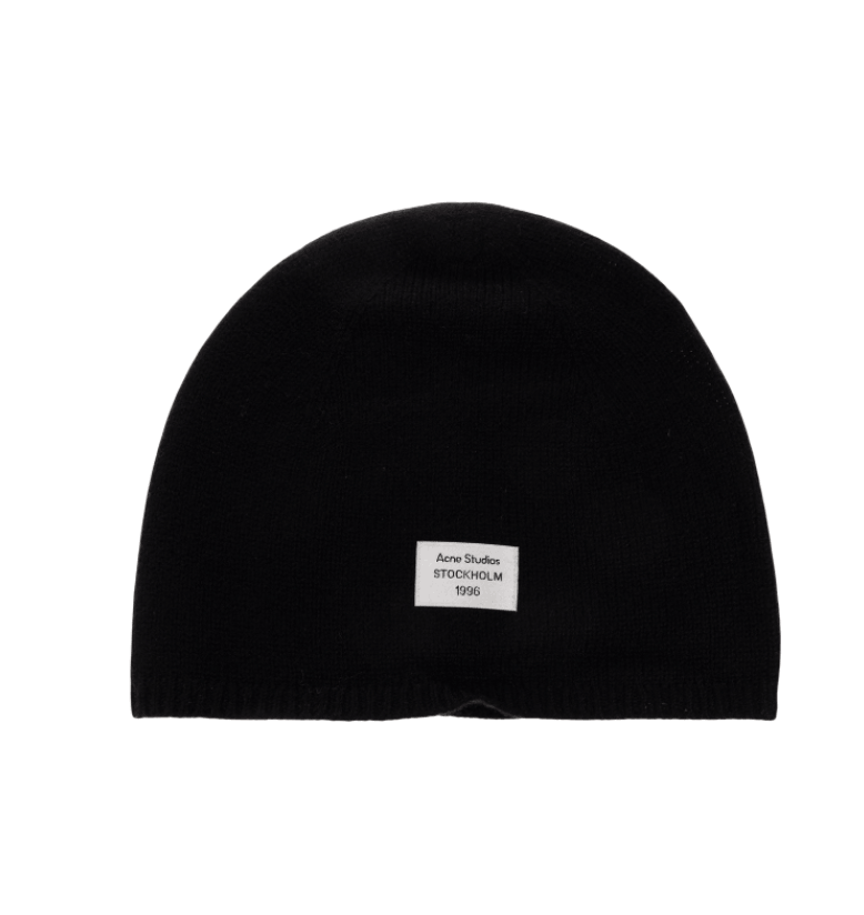 Acne Studios Kassias Cashmere Beanie in Black