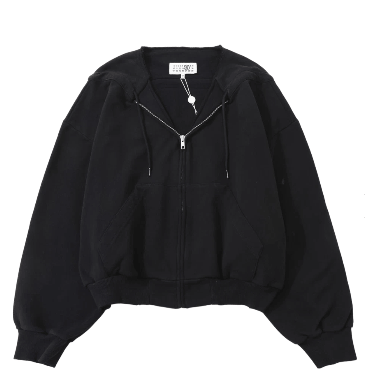 MM6 Maison Margiela Drawstring Hoodie Black