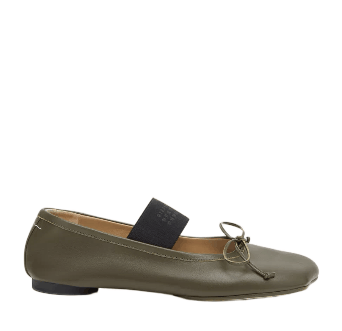 (W) MM6 Maison Margiela Anatomic Numeric Ballerinas Brown