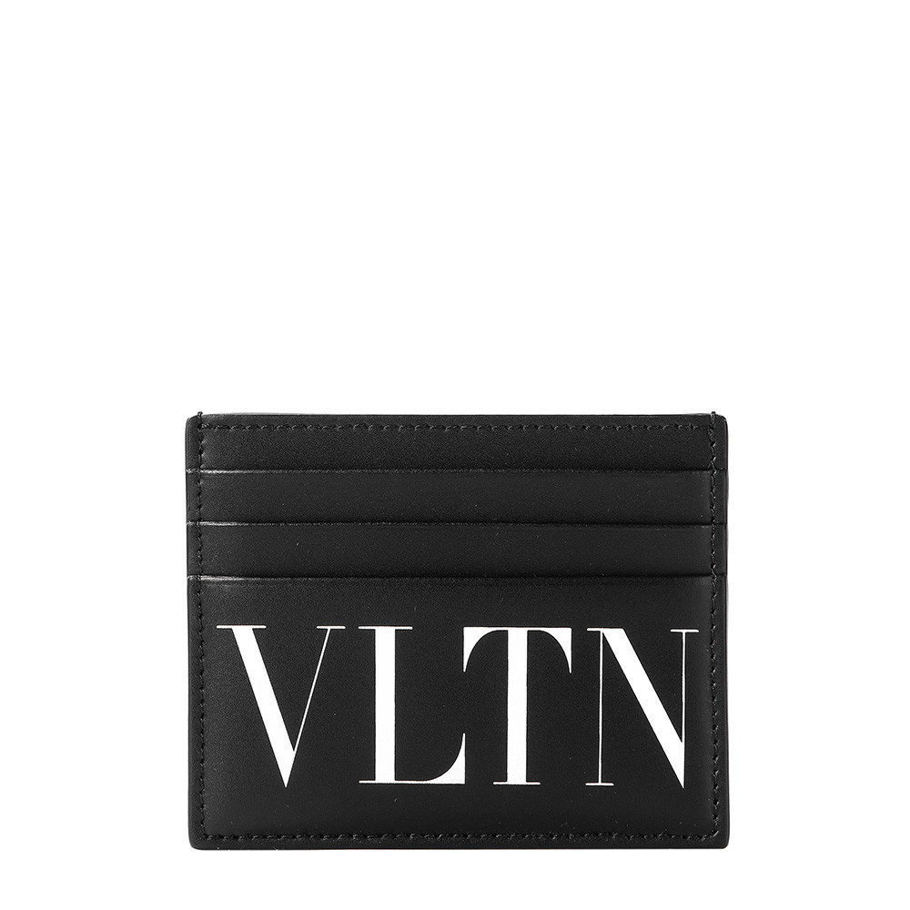 Logo Card Wallet Card Case VALENTINO Black