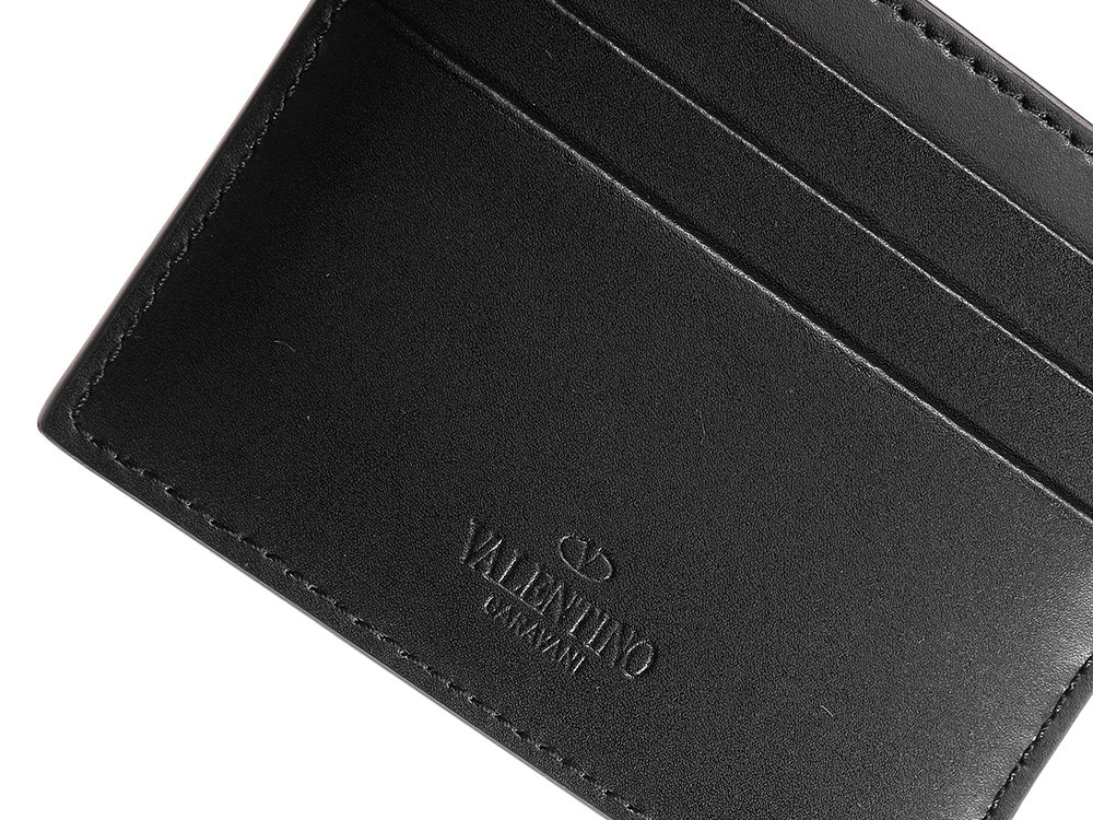 Logo Card Wallet Card Case VALENTINO Black