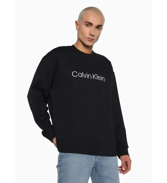 LS RELAXED LOGO TERRY CREWNECK - STANDARD HERO 