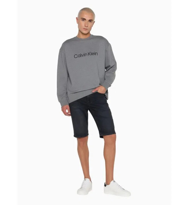 SWEATSHIRT WITH COTTON LOGO