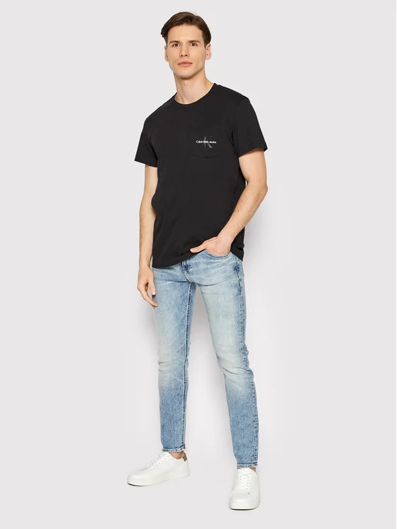 MONOGRAM LOGO POCKET TEE 