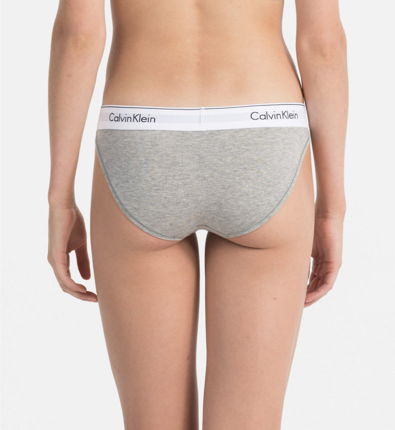 MODERN COTTON BIKINI GRAY