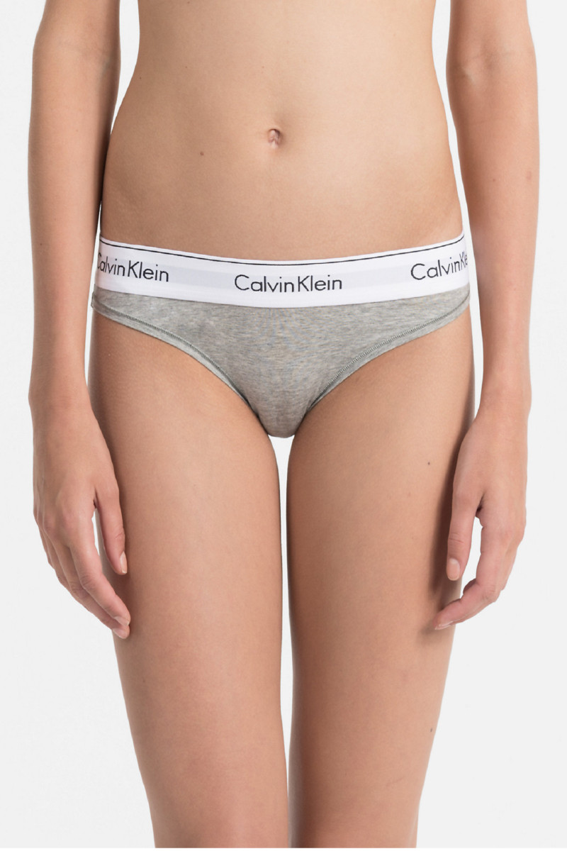 MODERN COTTON BIKINI GRAY