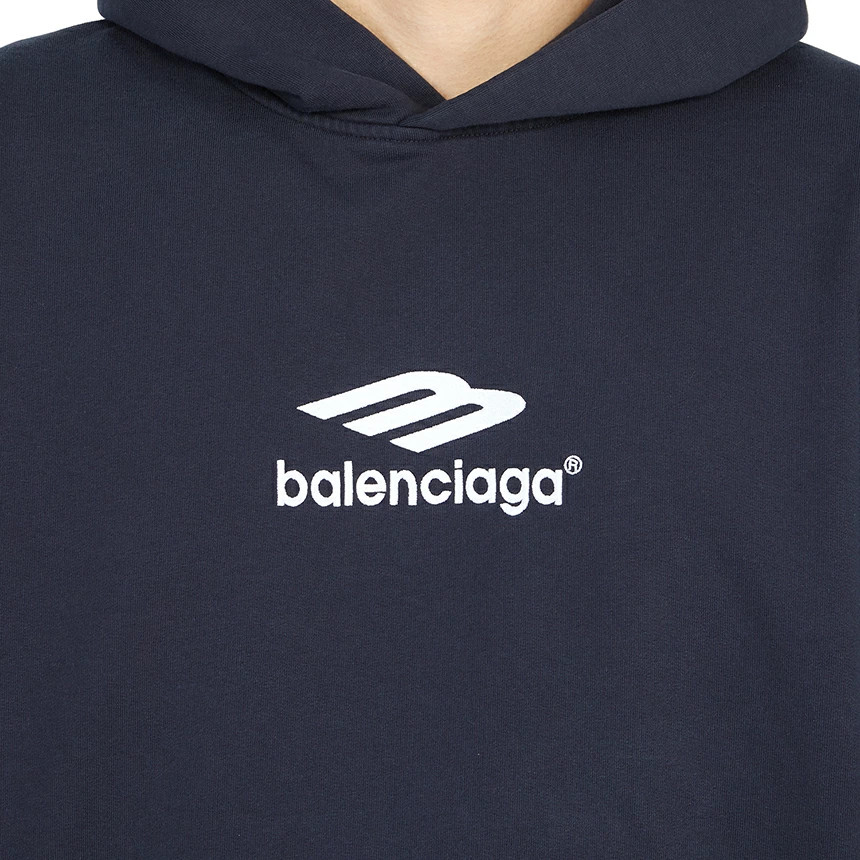 Balenciaga Navy Hoodie